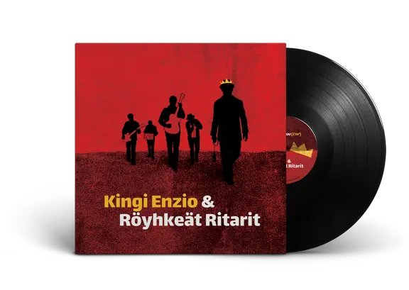 Kingi Enzio & Röyhkeät Ritarit - Album cover design 2.1