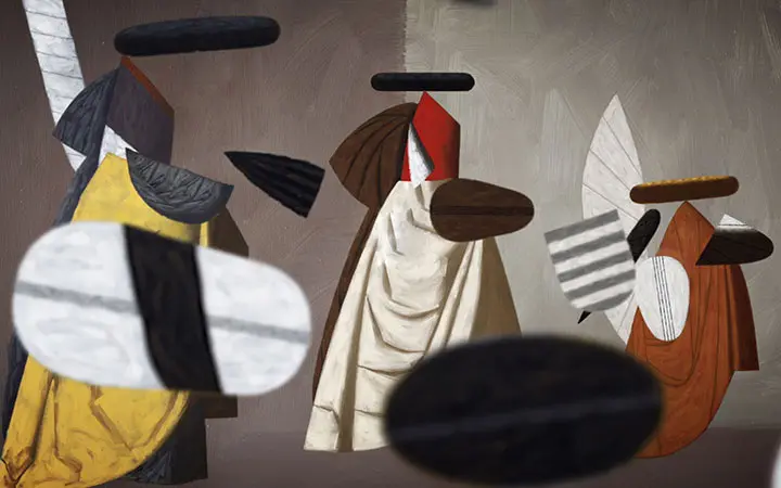 Shapes Form Figures, a short animated film, featuring Finnish painter, Lauri Laine. Directed and animated by Marga Doek. Shapes form figures.